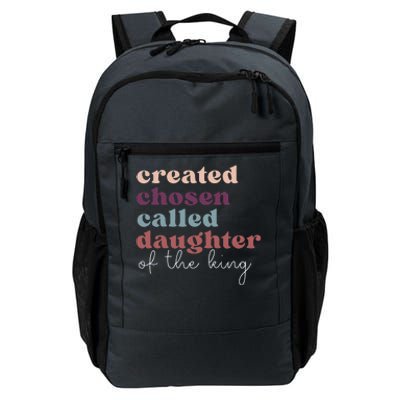 Created Chosen CalledDaughter Of TheKing Biblical Daily Commute Backpack