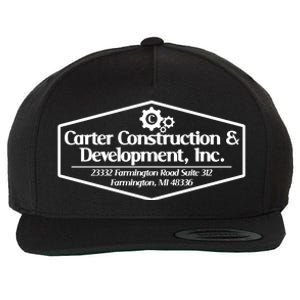 Carter Construction Wool Snapback Cap