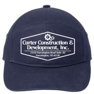 Carter Construction 7-Panel Snapback Hat