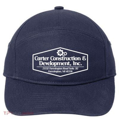 Carter Construction 7-Panel Snapback Hat