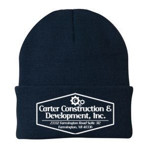 Carter Construction Knit Cap Winter Beanie