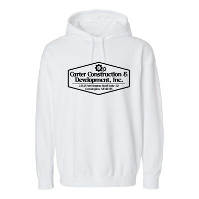 Carter Construction Garment-Dyed Fleece Hoodie