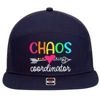 Chaos Coordinator 7 Panel Mesh Trucker Snapback Hat