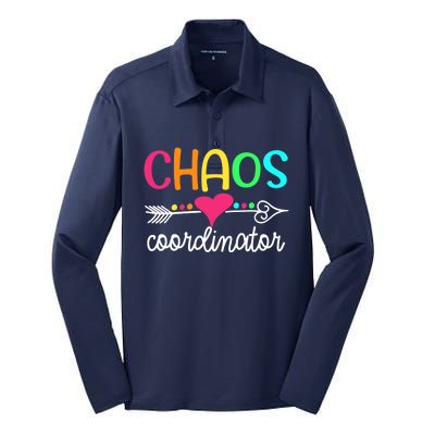 Chaos Coordinator Silk Touch Performance Long Sleeve Polo