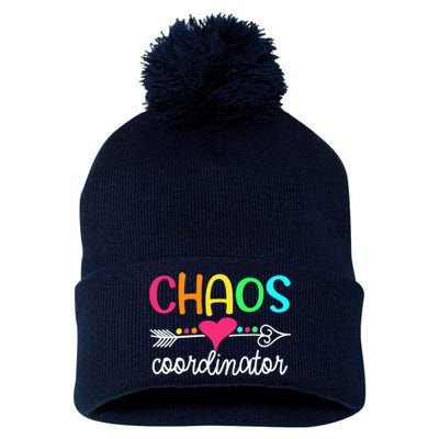 Chaos Coordinator Pom Pom 12in Knit Beanie