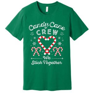 Christmas Candy Cane Heart Holiday Family Matching Pajama Pj Premium T-Shirt