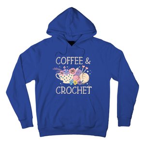 Crochet Coffee Crocheter Knitting Yarn Crocheting Lover Gift Hoodie