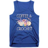 Crochet Coffee Crocheter Knitting Yarn Crocheting Lover Gift Tank Top