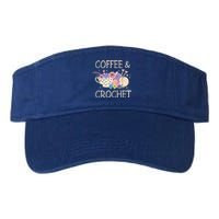 Crochet Coffee Crocheter Knitting Yarn Crocheting Lover Gift Valucap Bio-Washed Visor