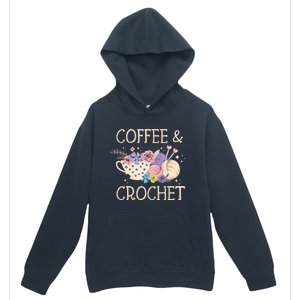 Crochet Coffee Crocheter Knitting Yarn Crocheting Lover Gift Urban Pullover Hoodie