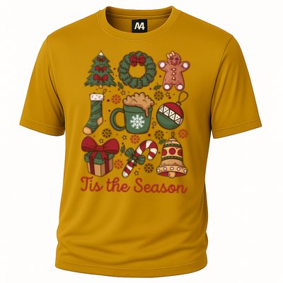 Cute Christmas Coquette Tis The Season Performance Shirt