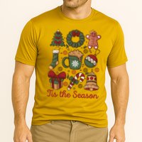 Cute Christmas Coquette Tis The Season Cooling Performance Crew T-Shirt