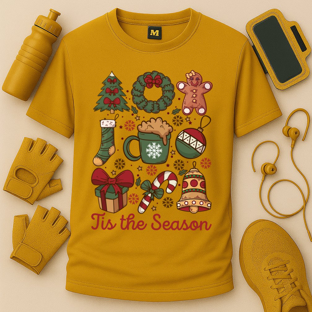 Cute Christmas Coquette Tis The Season Cooling Performance Crew T-Shirt