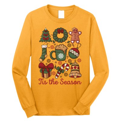 Cute Christmas Coquette Tis The Season Long Sleeve Shirt