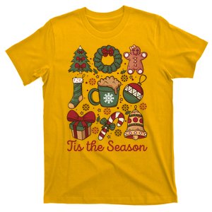 Cute Christmas Coquette Tis The Season T-Shirt