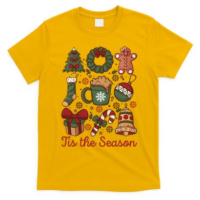 Cute Christmas Coquette Tis The Season T-Shirt