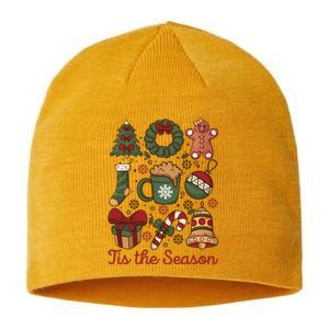 Cute Christmas Coquette Tis The Season Sustainable Beanie