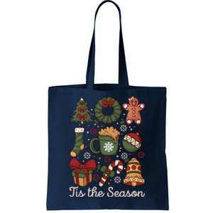 Cute Christmas Coquette Tis The Season Tote Bag