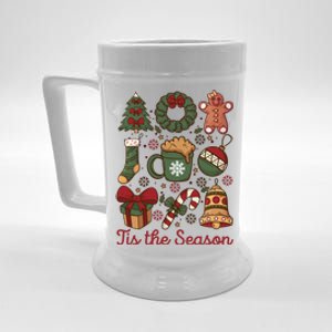 Cute Christmas Coquette Tis The Season Beer Stein