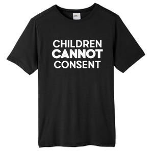 Children Cannot Consent Tall Fusion ChromaSoft Performance T-Shirt