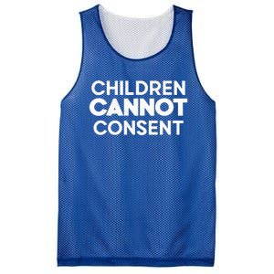 Children Cannot Consent Mesh Reversible Basketball Jersey Tank