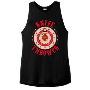 Circus Costume Circus Knife Thrower Costume Ladies PosiCharge Tri-Blend Wicking Tank