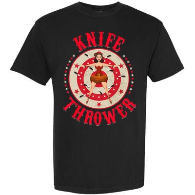 Circus Costume Circus Knife Thrower Costume Garment-Dyed Heavyweight T-Shirt