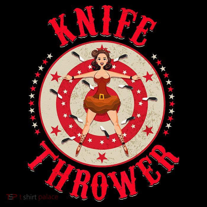 Circus Costume Circus Knife Thrower Costume Tall T-Shirt