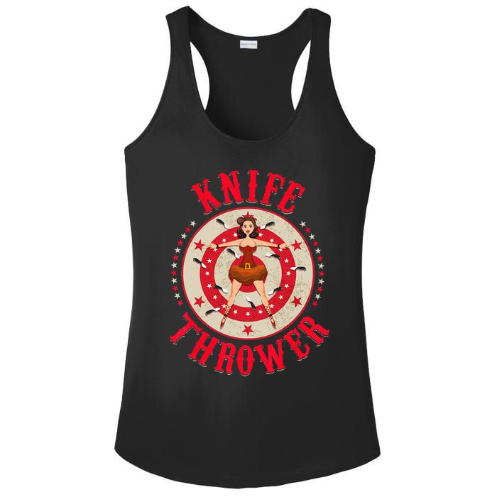 Circus Costume Circus Knife Thrower Costume Ladies PosiCharge Competitor Racerback Tank