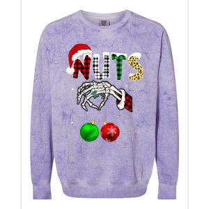 Chestnuts Christmas Chest Nuts Xmas Couple Matching Costume Colorblast Crewneck Sweatshirt