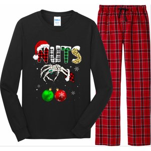 Chestnuts Christmas Chest Nuts Xmas Couple Matching Costume Long Sleeve Pajama Set