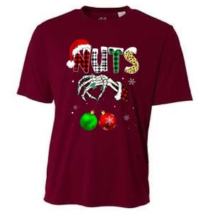 Chestnuts Christmas Chest Nuts Xmas Couple Matching Costume Cooling Performance Crew T-Shirt