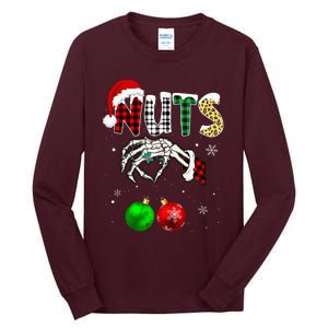 Chestnuts Christmas Chest Nuts Xmas Couple Matching Costume Tall Long Sleeve T-Shirt