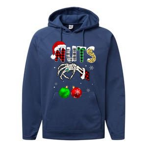 Chestnuts Christmas Chest Nuts Xmas Couple Matching Costume Performance Fleece Hoodie