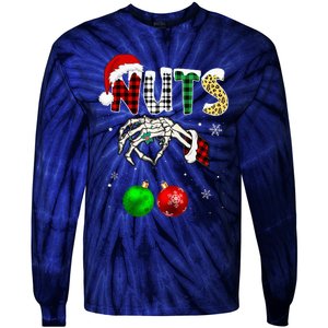 Chestnuts Christmas Chest Nuts Xmas Couple Matching Costume Tie-Dye Long Sleeve Shirt