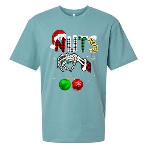 Chestnuts Christmas Chest Nuts Xmas Couple Matching Costume Sueded Cloud Jersey T-Shirt