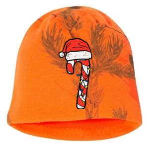 Christmas Candy Cane Santa Xmas Kati - Camo Knit Beanie