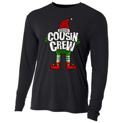 Cousin Crew Christmas Elf Matching Family Cooling Performance Long Sleeve Crew