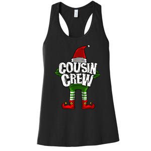 Cousin Crew Christmas Elf Matching Family Women's Racerback Tank