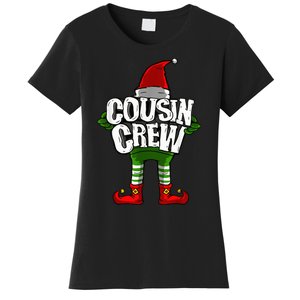 Cousin Crew Christmas Elf Matching Family Women's T-Shirt