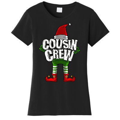 Cousin Crew Christmas Elf Matching Family Women's T-Shirt