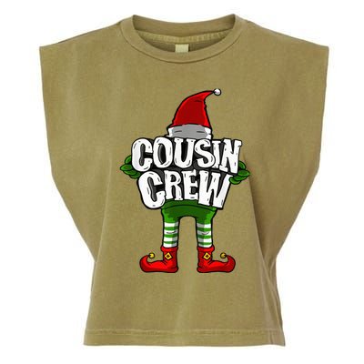 Cousin Crew Christmas Elf Matching Family Garment-Dyed Women's Muscle Tee