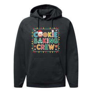 Christmas Cookie Crew Baking Pajamas Baking Family Funny Performance Fleece Hoodie