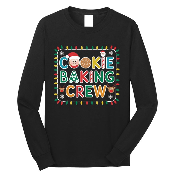 Christmas Cookie Crew Baking Pajamas Baking Family Funny Long Sleeve Shirt