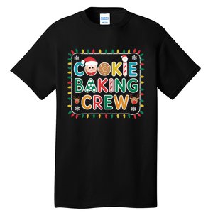 Christmas Cookie Crew Baking Pajamas Baking Family Funny Tall T-Shirt