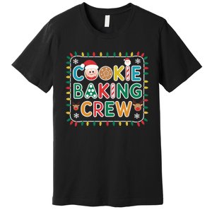 Christmas Cookie Crew Baking Pajamas Baking Family Funny Premium T-Shirt