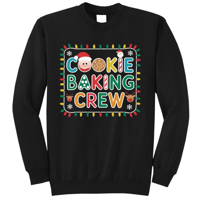 Christmas Cookie Crew Baking Pajamas Baking Family Funny Tall Sweatshirt