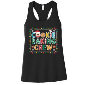 Christmas Cookie Crew Baking Pajamas Baking Family Funny Women's Racerback Tank