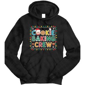 Christmas Cookie Crew Baking Pajamas Baking Family Funny Tie Dye Hoodie