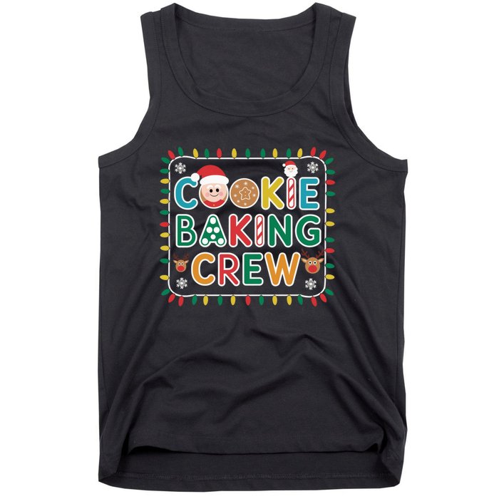 Christmas Cookie Crew Baking Pajamas Baking Family Funny Tank Top